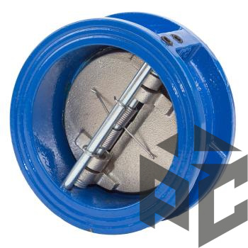 Клапан обратный чугунный двустворчатый (тип 19ч21бр) Ду 250 Ру 16 межфл  от производителя "Рускон"